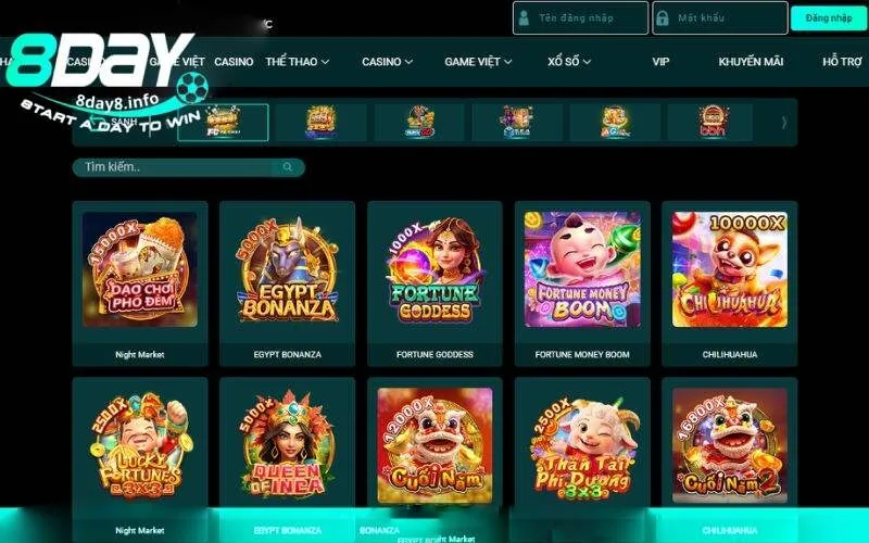 Kho game cược quay hũ chất lượng