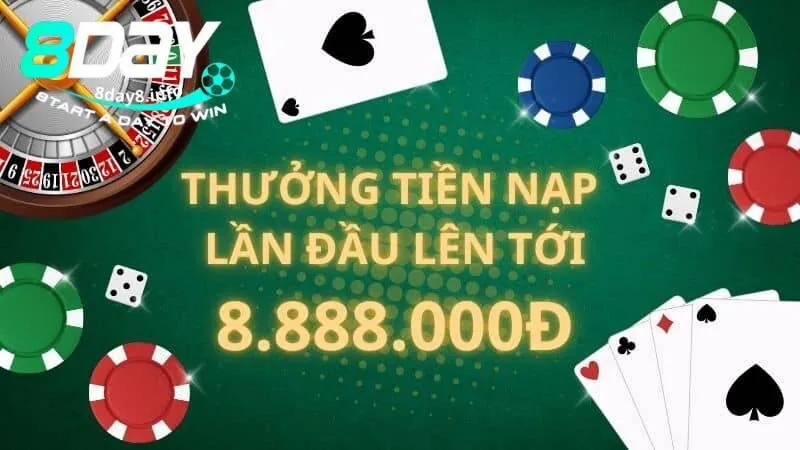  ưu đãi chào mừng tân thủ từ 8Day 